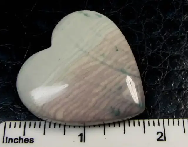 136 CTS CUTE HEART SHAPE WAVE JASPER PENDANT GG 243