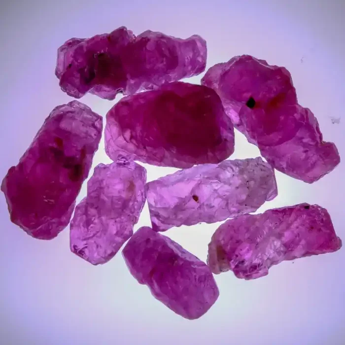 14.55 CTS NATURAL RUBY CRYSTAL PARCEL BURMA-HEAT ONLY [F7411]