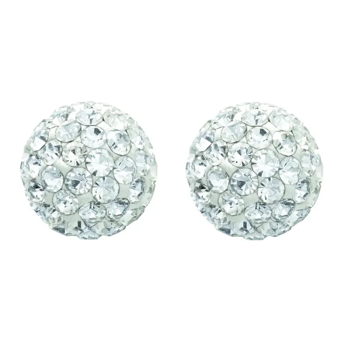 14K Yellow Gold Crystal Drop Earring
