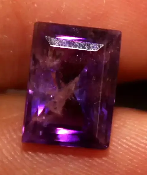 2.75 Cts Natural Amethyst faceted loose Gemstone 2