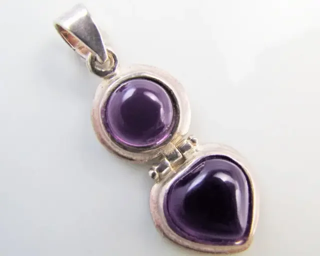21Cts Dual Unique Amethyst Pendant MJA 998