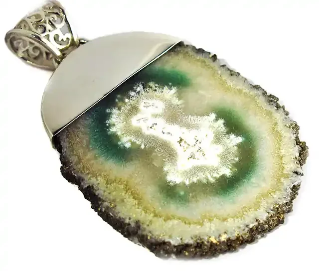 52.83 CTS AMETHYST STALACTITE SILVER PENDANT- FACTORY SJ2930