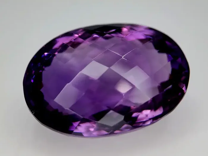 57.55 Carat Natural Amethyst 3 Gemstone IGCAma