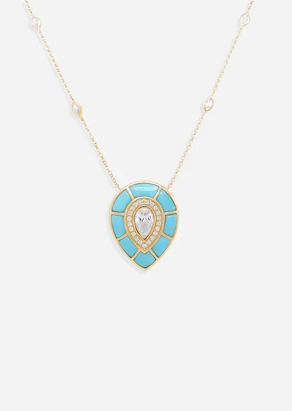 Ankh Inlay Necklace – Diamond