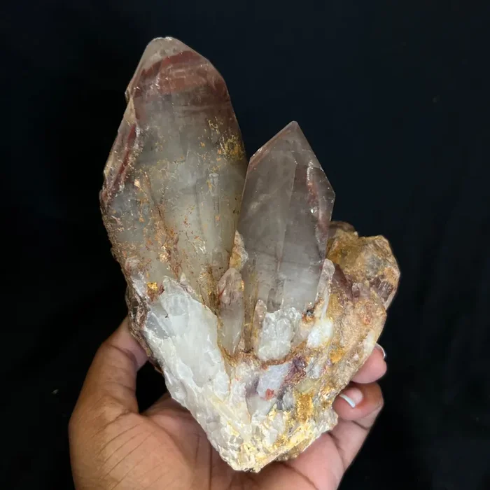 Beautiful Hematite Included Quartz, aka Zim Reds, Mutoko, Zimbabwe