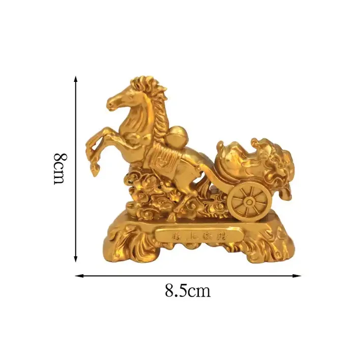 Buddha Stones “Get Rich Now” Year of the Horse Cabbage Ingot Home Decoration