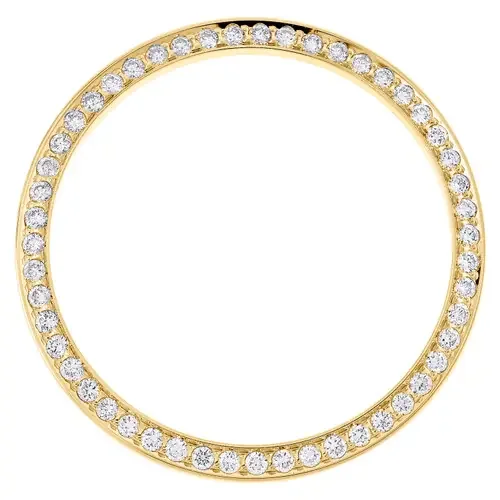 Custom Diamond Bezel For Rolex DateJust 36 Fits 36mm Watch Bead Set 1.10 CT.