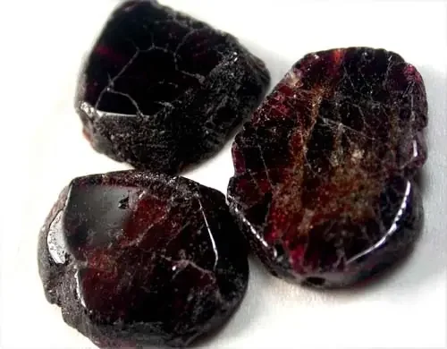 GARNET SLICES FOR BEADS 78 CTS [MGW1347 ]