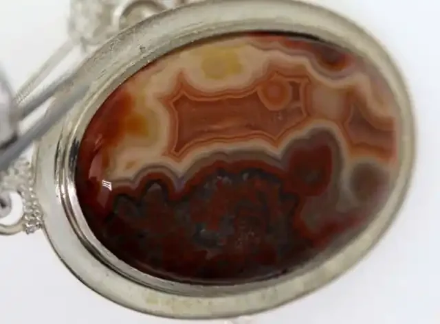 LAGUNA AGATE PENDANT PICTURE STONE 40 CTS ADJ-8