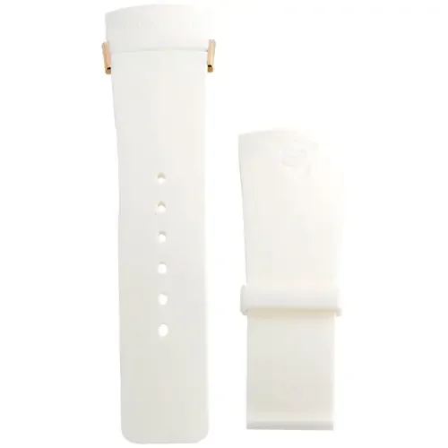 Mens New I Gucci Grammy Edition 44mm White Rubber Replacement Strap For YA114216