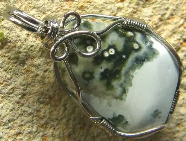 OCEAN JASPER PENDANT 34.55 CTS [GT932 ]
