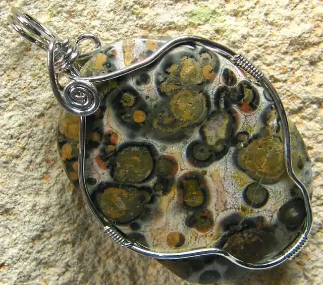 OCEAN JASPER PENDANT 54.80 CTS [GT891 ]