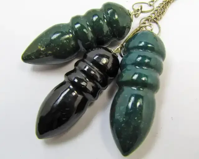 Three mixed Gemstone Pendulums MJA 434