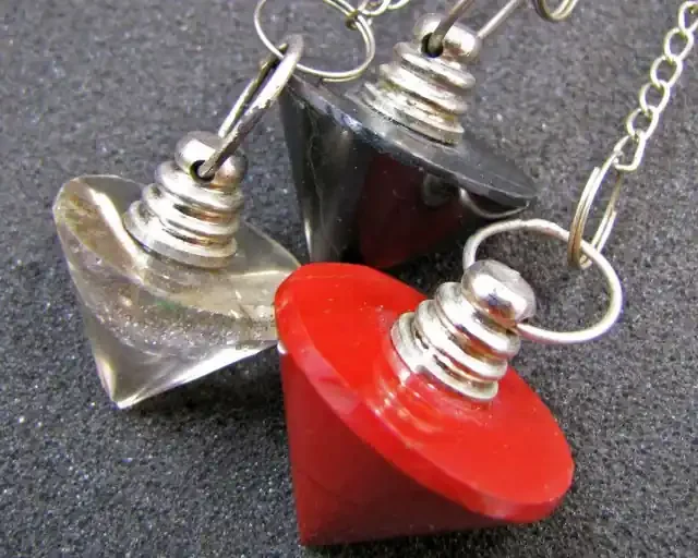 Three mixed Gemstone Pendulums MJA 437