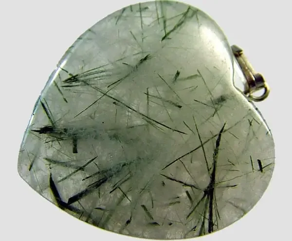 TOURMALINE QUARTZ HEARTS PENDANTS -INDIA 40.5 CTS [SJ2838]