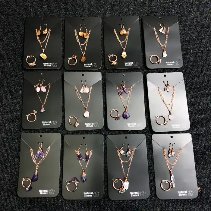 Trade Deal 12 gemstone Jelwery sets BR 2487