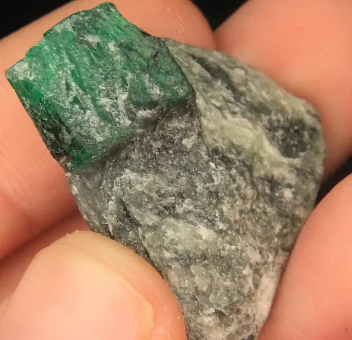 Wow Very Beautiful Swat Emerald Specimen From Pakistan